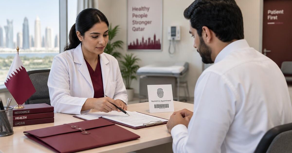 Qatar residence medical test, fingerprints and police clearance guide